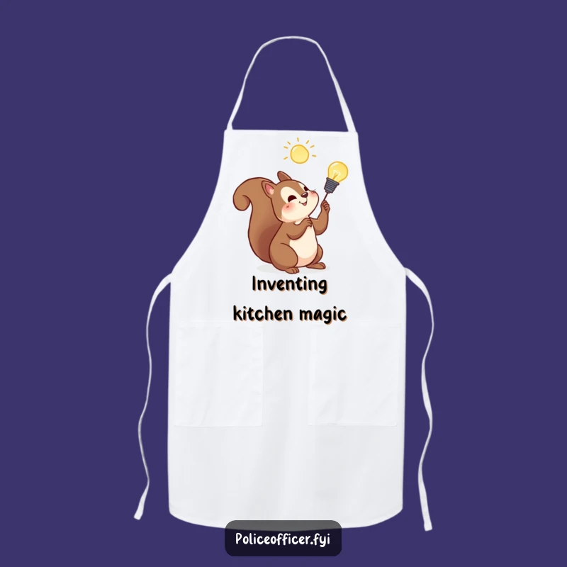Funny Squirrel Apron: Cook Up Bright Ideas in the Kitchen