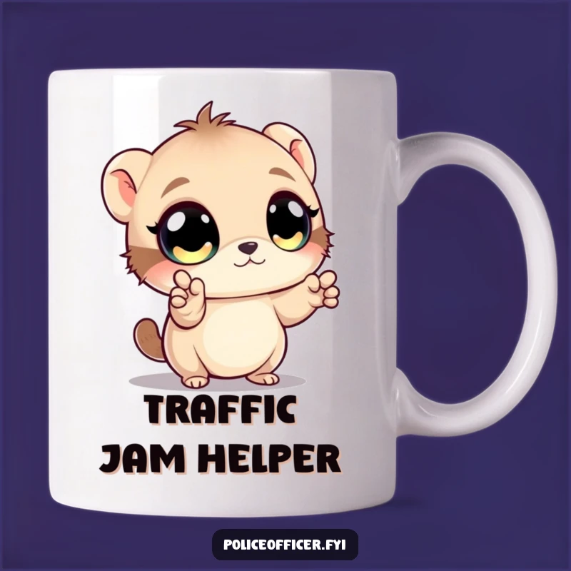Funny Traffic Director Mug: Adorable Creature, Hilarious Gift for Organized People