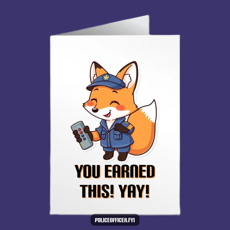 Free Printable Congrats Card: Fox TV Remote Commander - Funny Downloadable Gift
