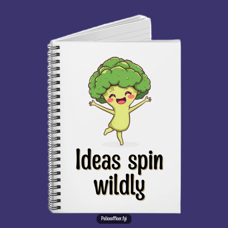 Funny Broccoli Notebook: Jot Down Ideas with Hilarious Pirouette Fun!