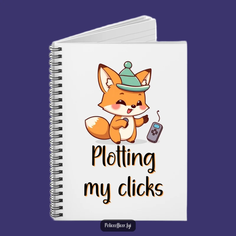 Funny Fox Remote Notebook: Mischievous Fox, Ideal Funny Gift!