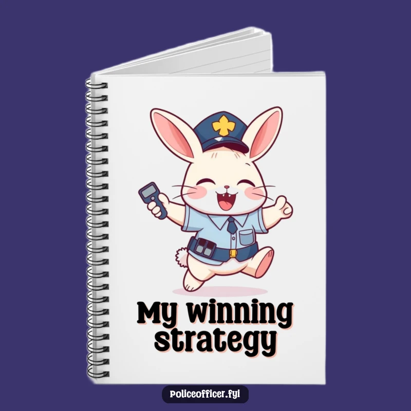 Funny Bunny Police Notebook: Joyful Remote Notes, a Hilarious Journal